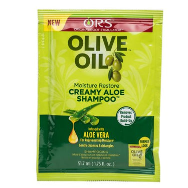 ORS Olive Oil Moisture Restore Creamy Aloe Shampoo - 1.75 fl. oz. - ANNS BEAUTY SUPPLY